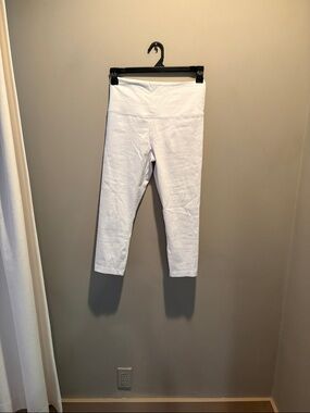 Lysse White Crop Denim Leggings